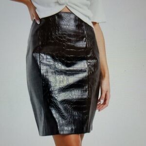 NA-KD FAUX LEATHER Skirt SIZE 38